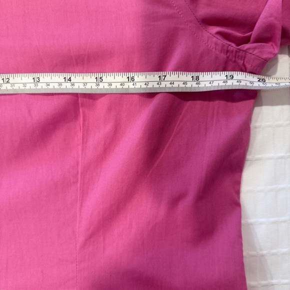 Jones New York Signature Pink Button-Up Shirt with Floral Accents size Medium - Picture 7 of 10